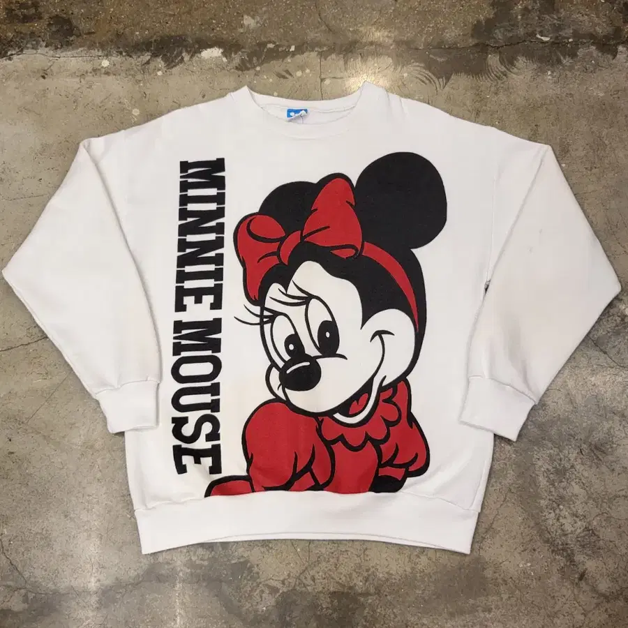80s Made in USA 미국 빈티지 디즈니 미니마우스 맨투맨 스웻셔츠