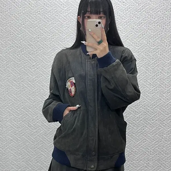 WINLIT 빈티지 레트로 펑크 하라주쿠 키치 자켓 110 C14861