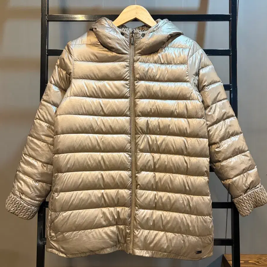 [S] DKNY 여성 양면 리버시블 후드 퀼팅 패딩 자켓 4.9