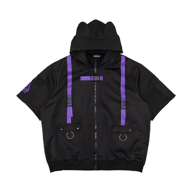 ACDC RAG 우즈라이 반팔 재킷 퍼플 PURPLE ONE SIZE