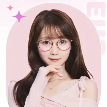 히로인 얼굴 중안면 단축 안경 UMF-26A-085 블랙