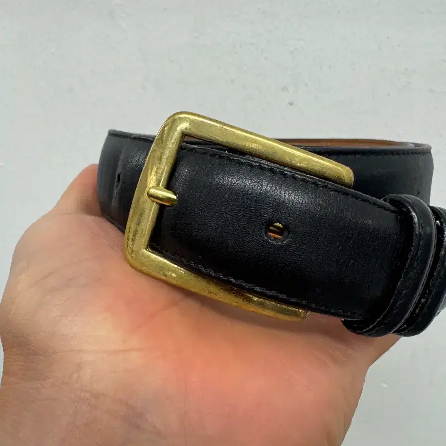 Allen Edmonds 알렌 에드몬즈 황동 버클 레더 벨트