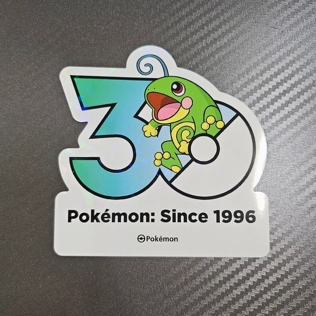 포켓몬 30주년 스티커 왕구리