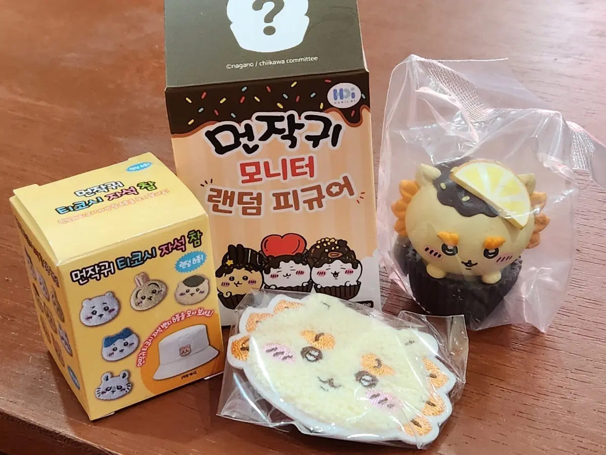 치이카와 먼작귀 시사 굿즈 모니터 피규어 자석참 세트