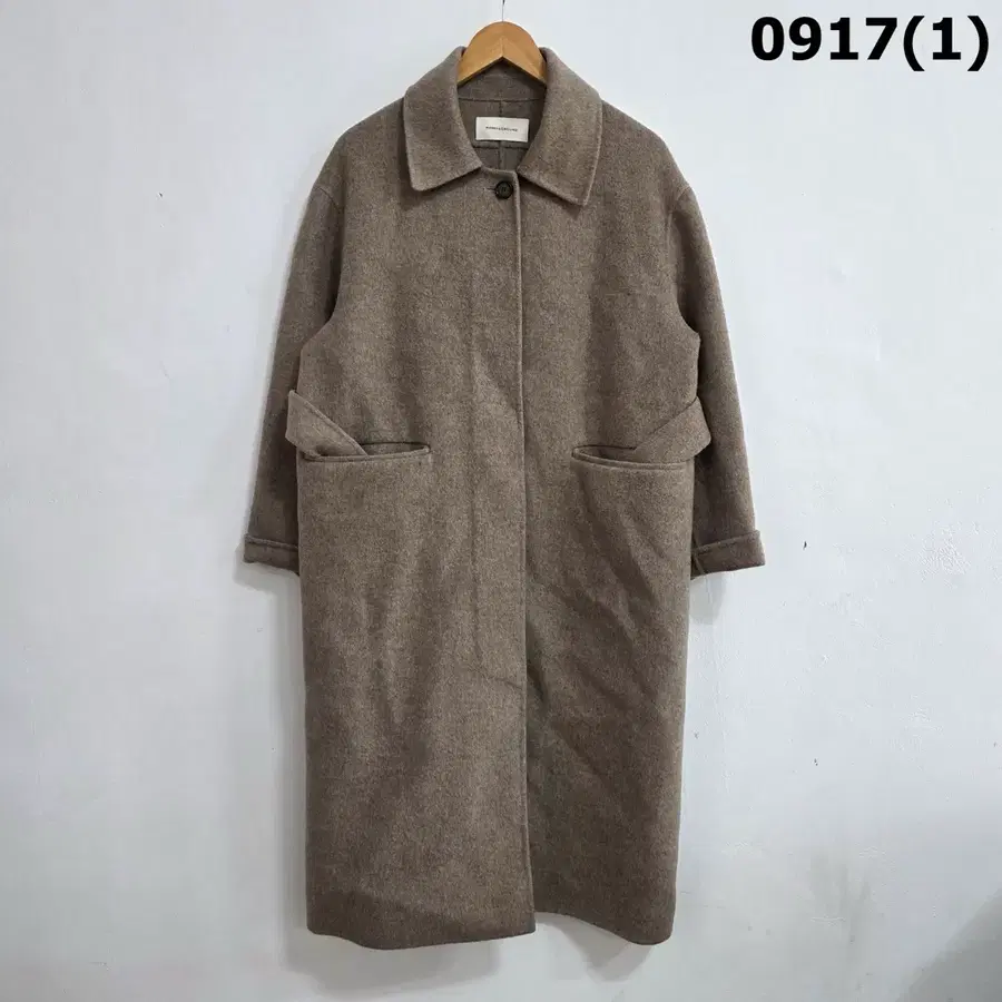 merrygoround 울 코트 브라운 L