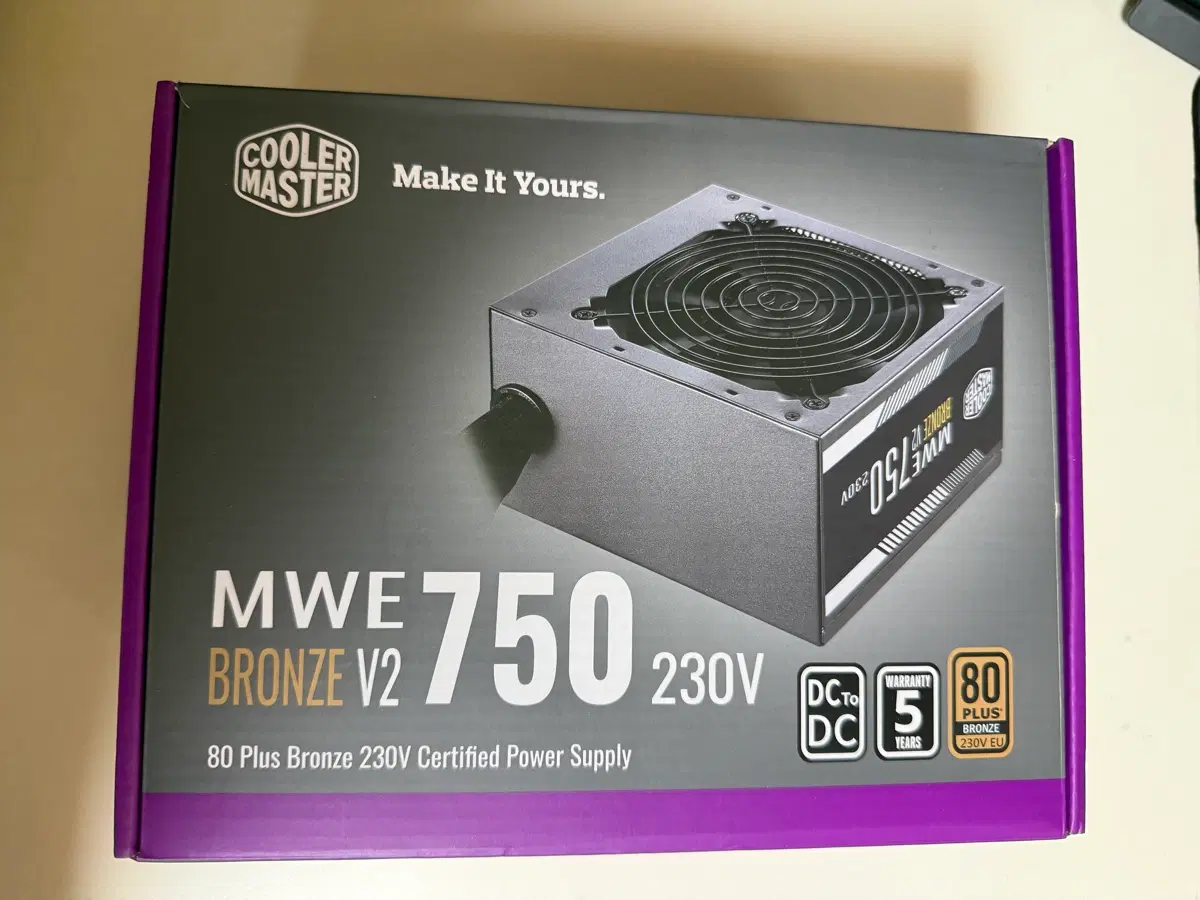 쿨러마스터 MWE 750W Bronze V2 파워서플라이