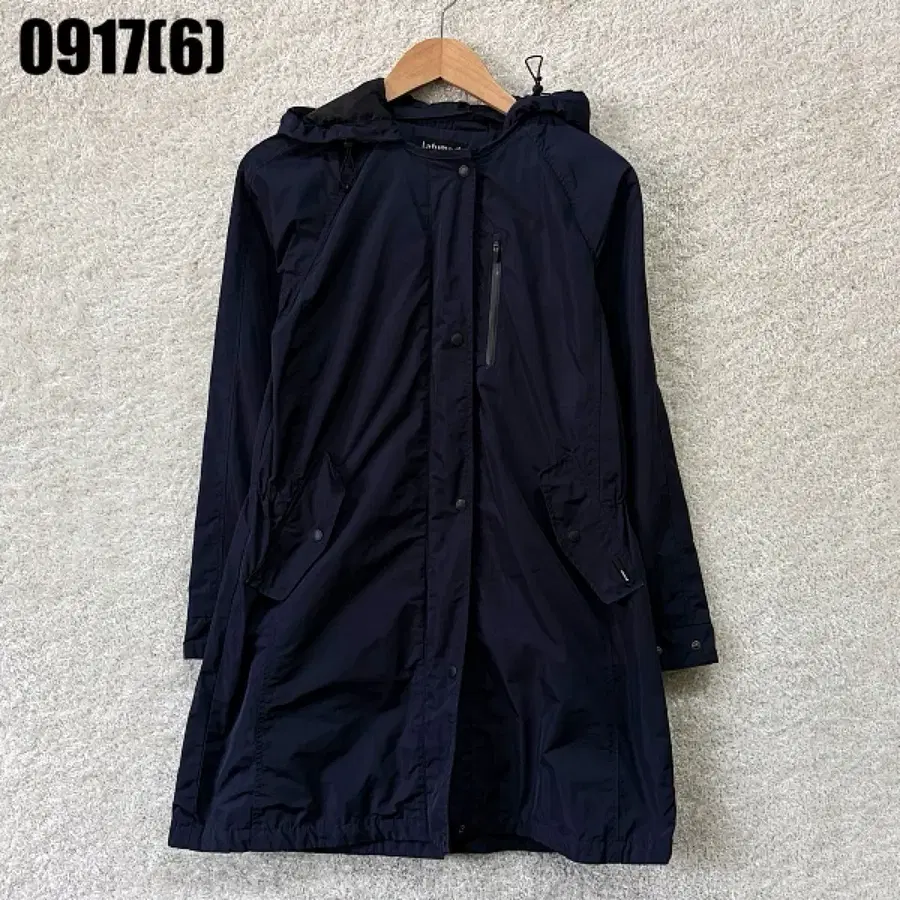 라푸마 여성 후드 바람막이 코트 네이비 90 0917