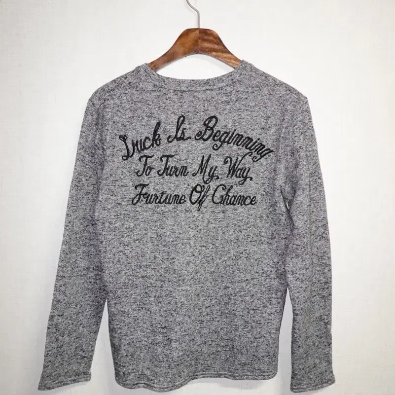 Heather Gray Script Longsleeve