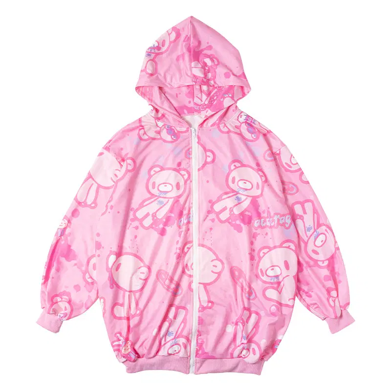 ACDC RAG 파스텔 글루미 집업 후디 PINK ONE SIZE