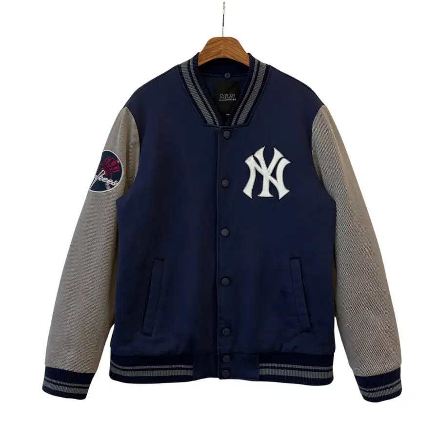 MLB 뉴욕양키스 바시티 자켓 네이비 100 정품