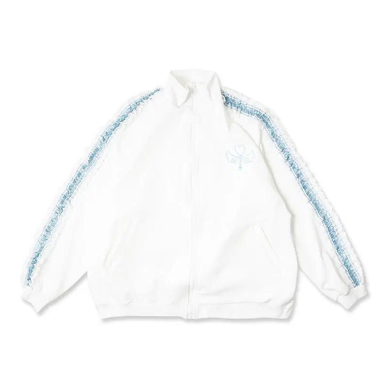 ACDC RAG 매직 프릴 저지 재킷 WHITE/PASTEL BLUE ONE SIZE