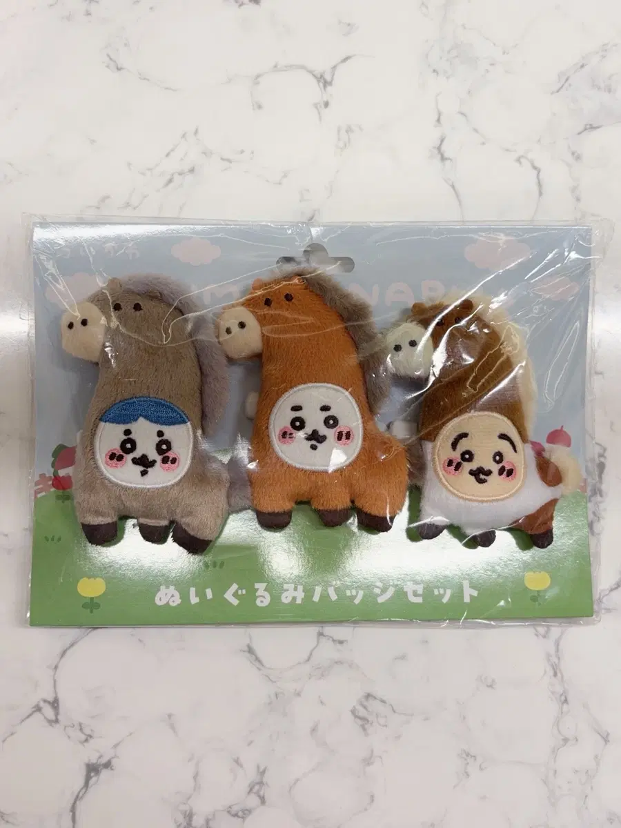 치이카와 말 뱃지 말띠 브로치