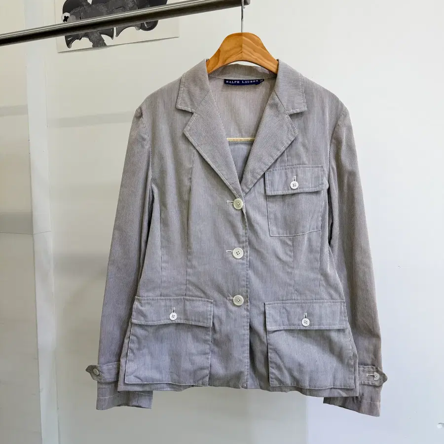 RALPH LAUREN (Made in Japan) 스트라이프 자켓