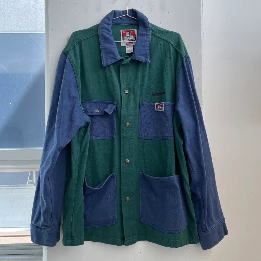(L) 정품 SUPREME X BEN DAVIS 초어 코트