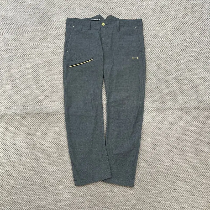 오클리 체크 테이퍼드 팬츠 r4668