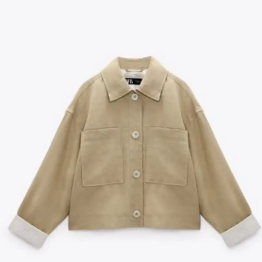 ZARA 자라 크롭 오버셔츠 자켓