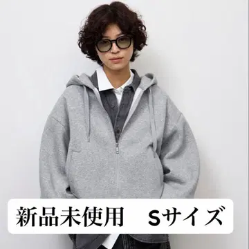 맨투맨 벌룬 슬리브 풀 집업 후드티