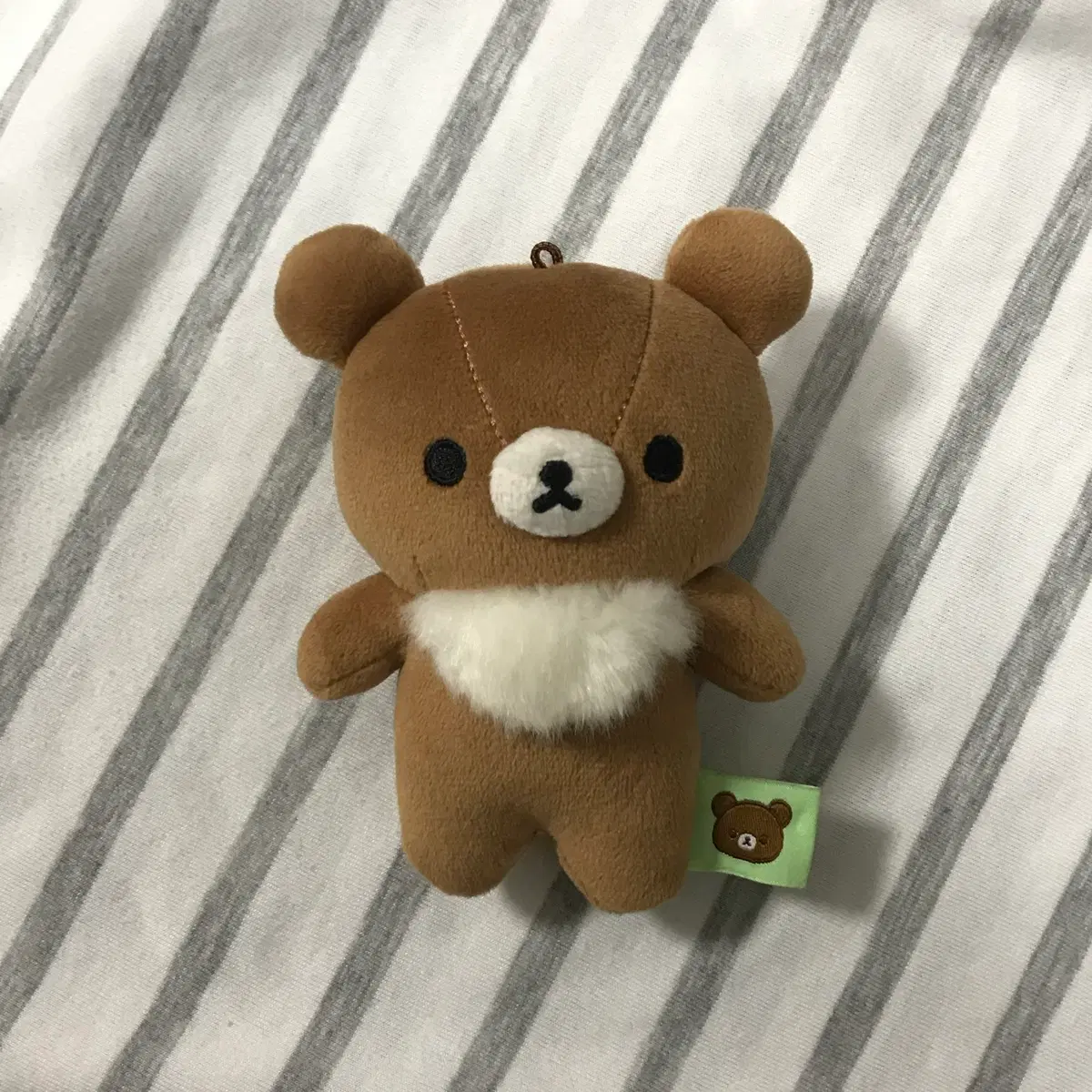 산엑스 코구마 차이로이코구마 인형 키링