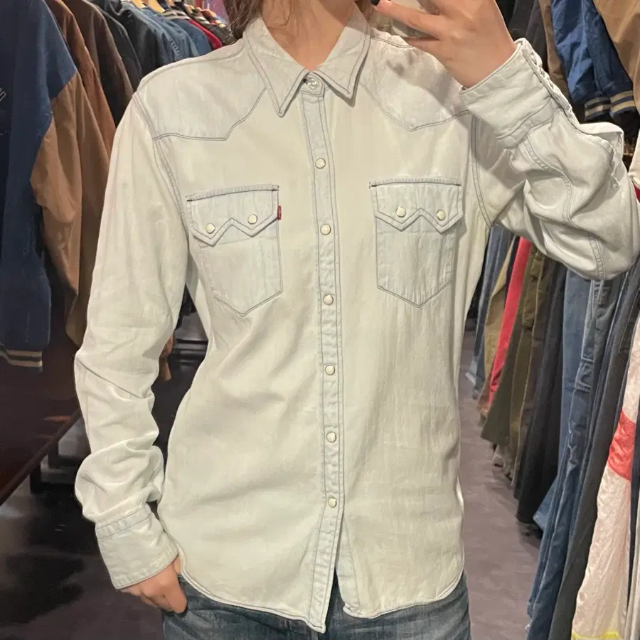 [IM] 리바이스 데님 셔츠 연청