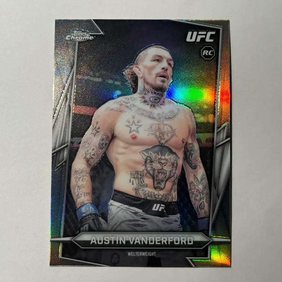 [루키] UFC 오스틴 벤더포드 루키 리플렉터 탑스크롬 UFC 카드