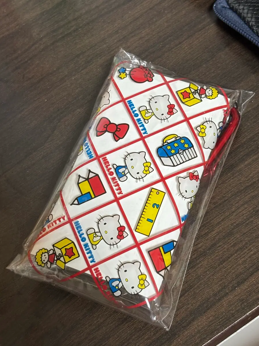 키티 PVC 투명 카드 지갑 새상품 헬로키티