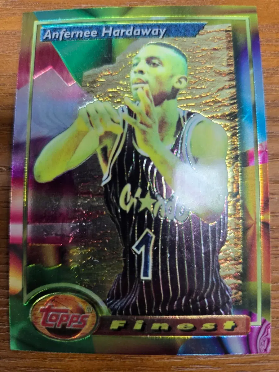 Topps Finest 1993-94 Anfernee Hardaway Finest Moment RC #189 Orlando Magic
