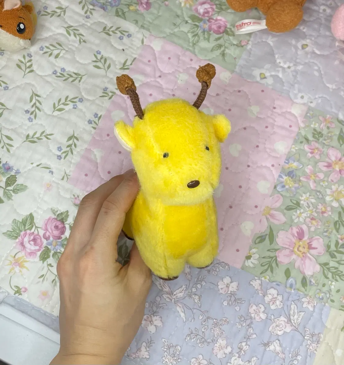 고전 빈티지 기린 인형
