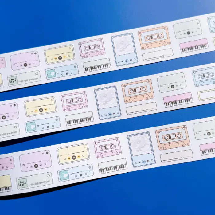 찌부 음악기록 모조지 키스컷