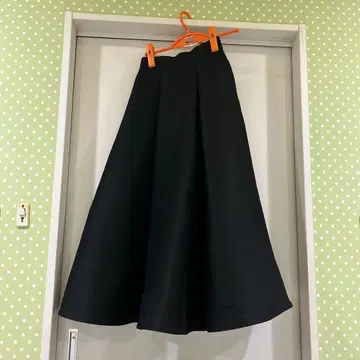 CLANE 플레어 스커트 블랙