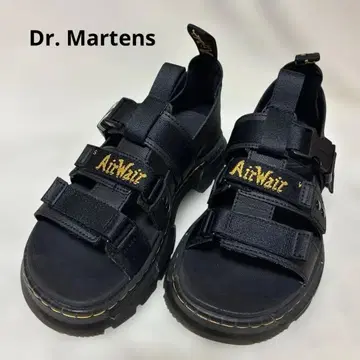 [새상품급] Dr. Martens 페어슨 샌들 블랙 스트랩 24cm