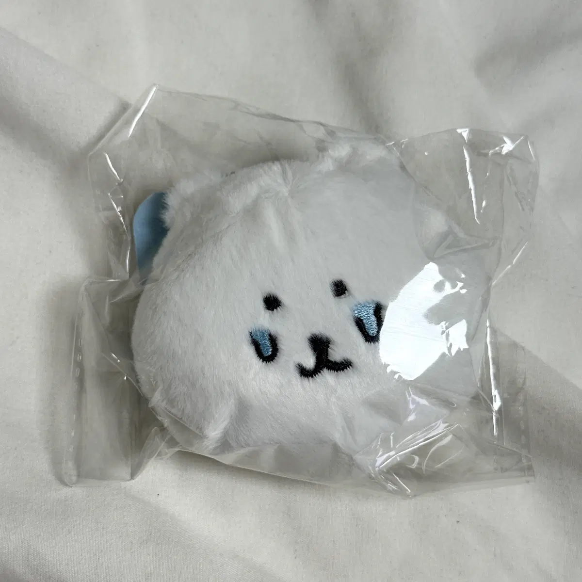 나가노마켓 농담곰 쿠지 E상 눈물 얼굴 뱃지 키링