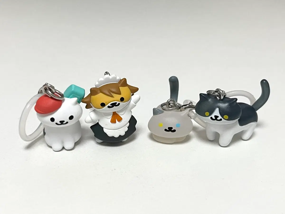 4개 일괄)네코아츠메2 마킹 액세서리 메지루시 가챠