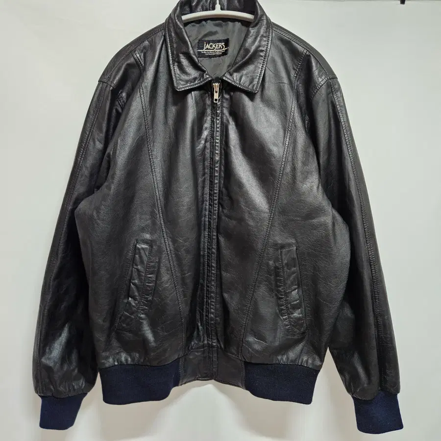 Japan Vintage 양가죽 슬림 봄버 자켓 M