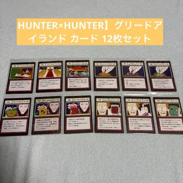 [ HUNTER x HUNTER ] 그리드 아일랜드 카드 12장 세트