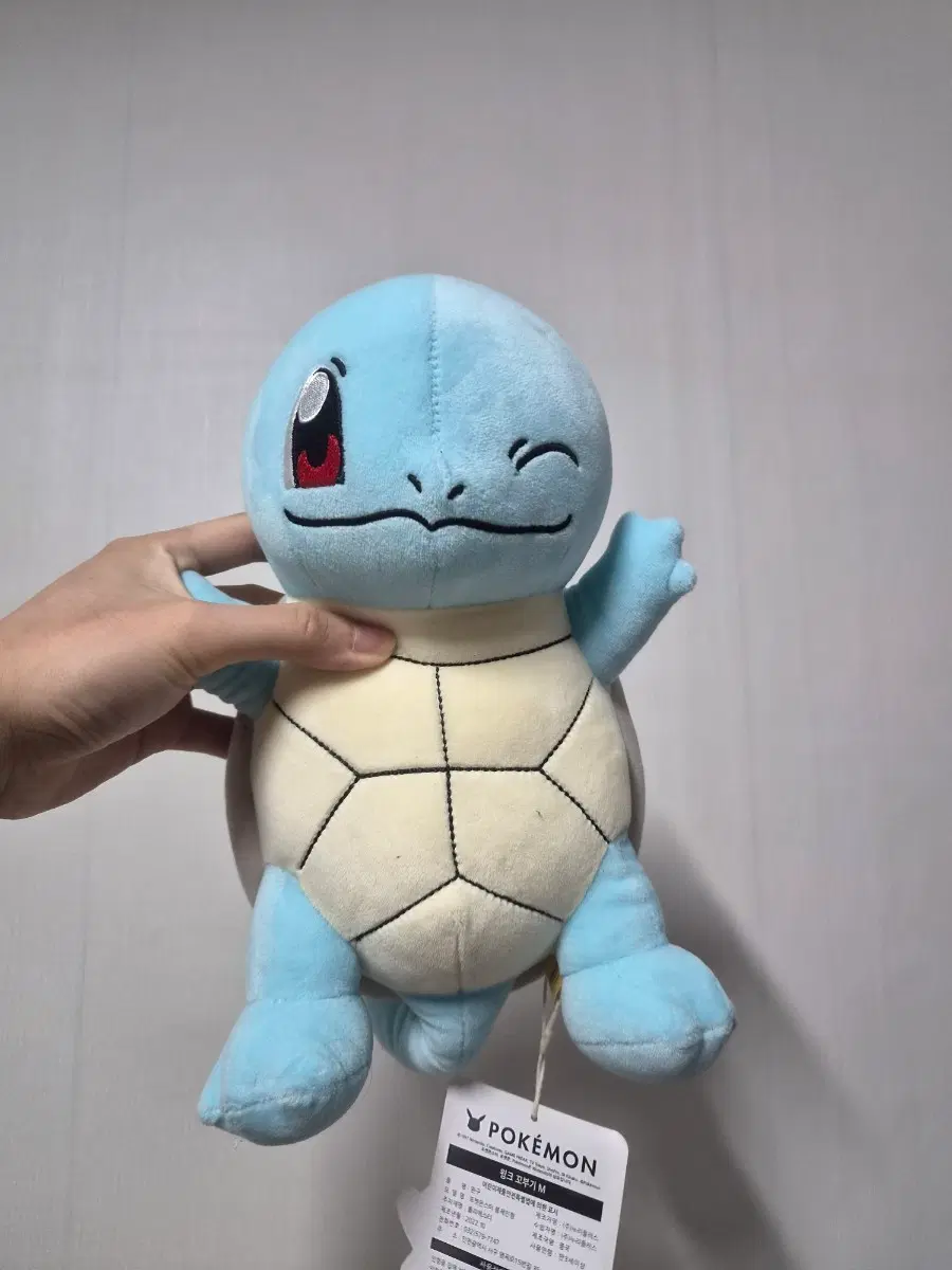 꼬부기 중형 인형 택O