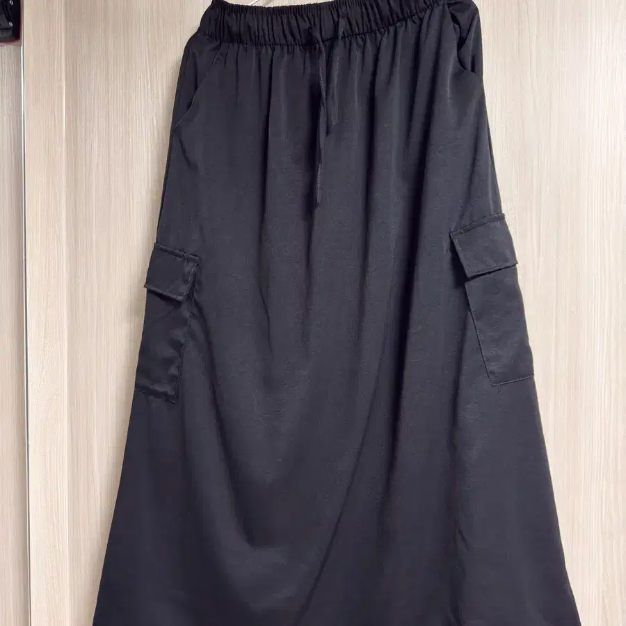 카고 스커트 블랙