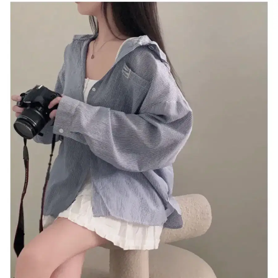 후드 루즈핏 셔츠 간절기 가을 에이블리 지그재그