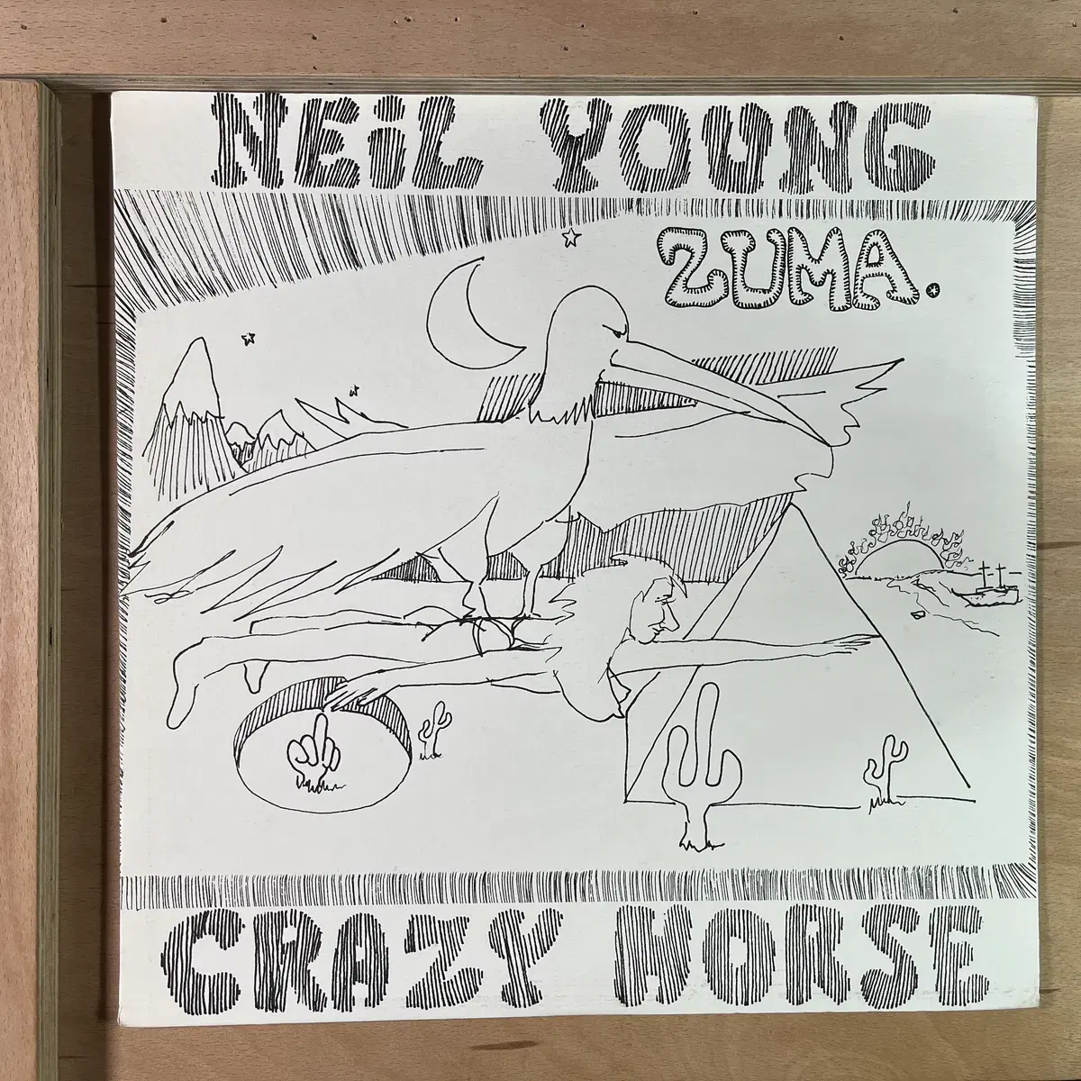 Neil Young With Crazy Horse 미국 초반 1975년 LP