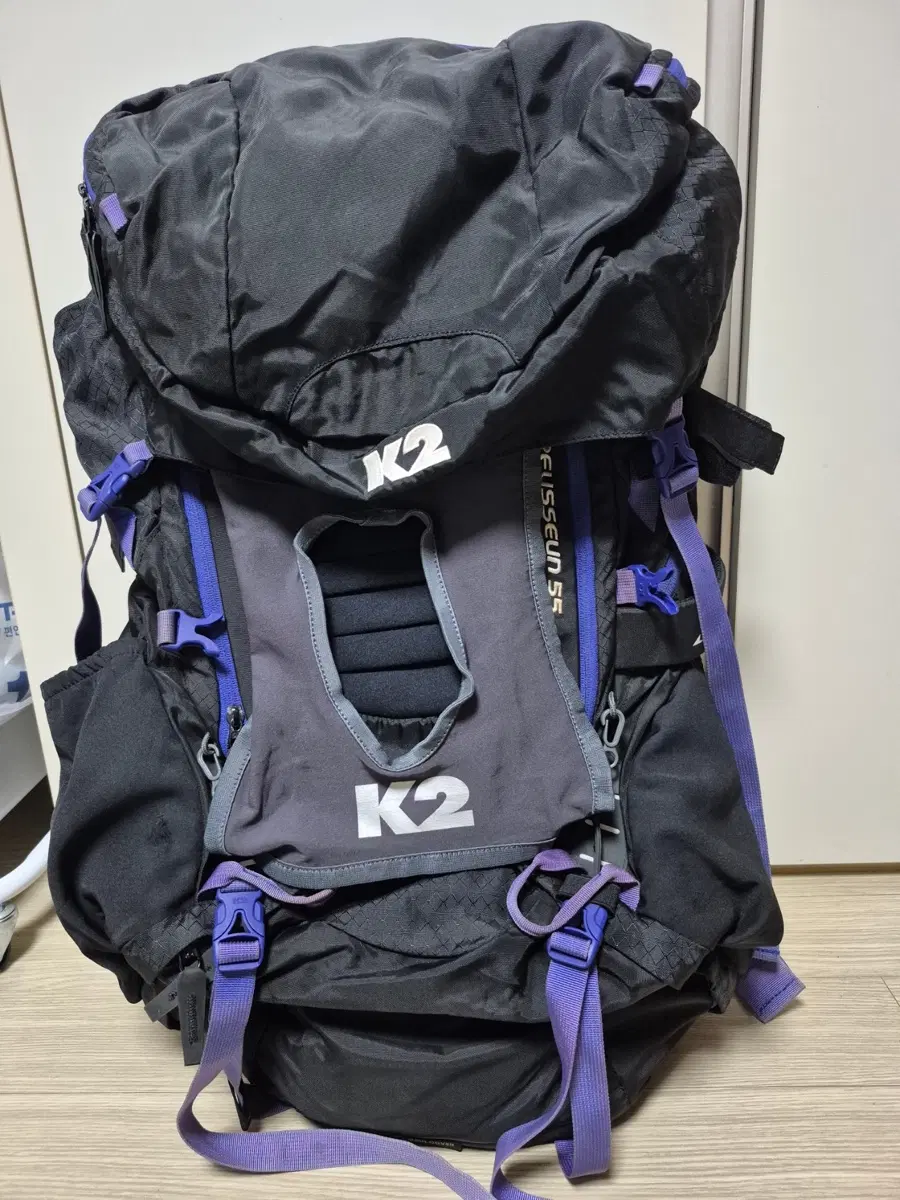 K2 정품 등산배낭 여행가방 55리터 판매합니다
