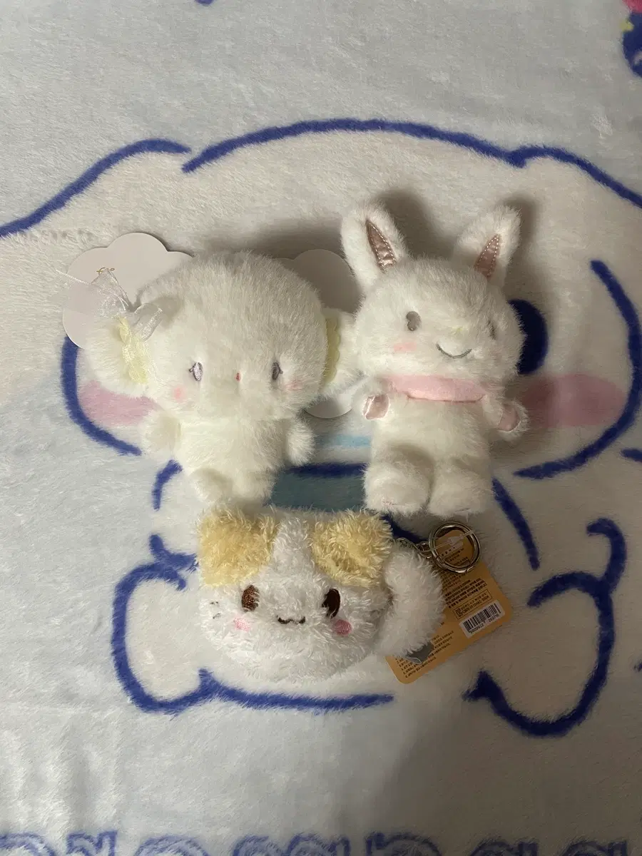 일괄) 산리오 코기뮹 위시미멜 마스코트 인형 + 마슈마로 머그 키링 +덤
