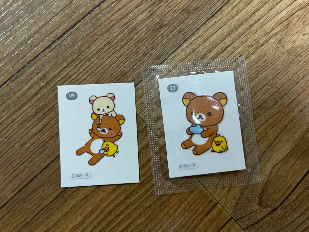 리락쿠마 띠부띠부씰