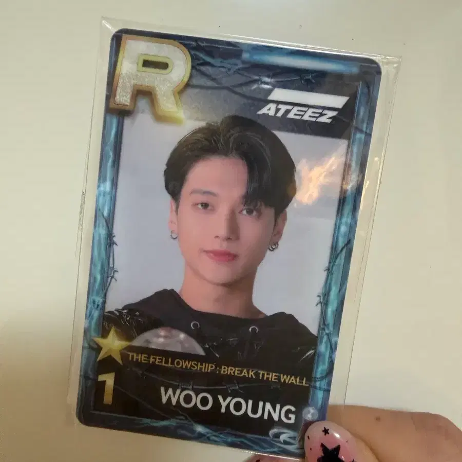 ATEEZ WOOYOUNG 슈스티즈 에이티즈 우영 포토카드