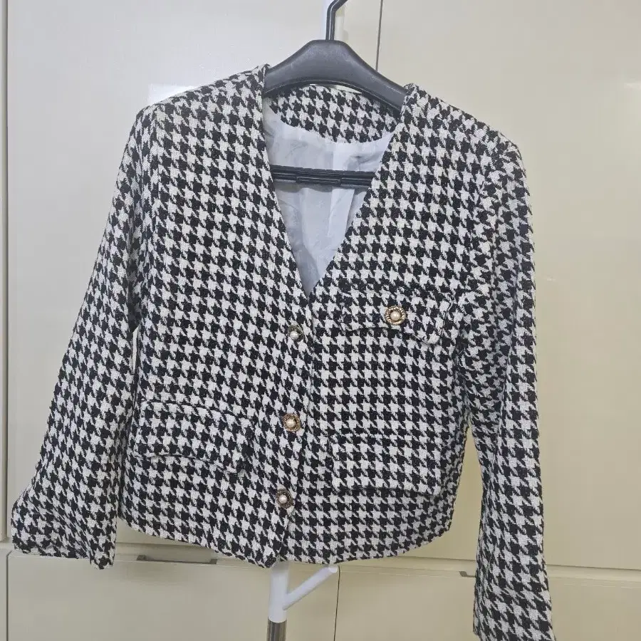 하운드투스 체크 자켓