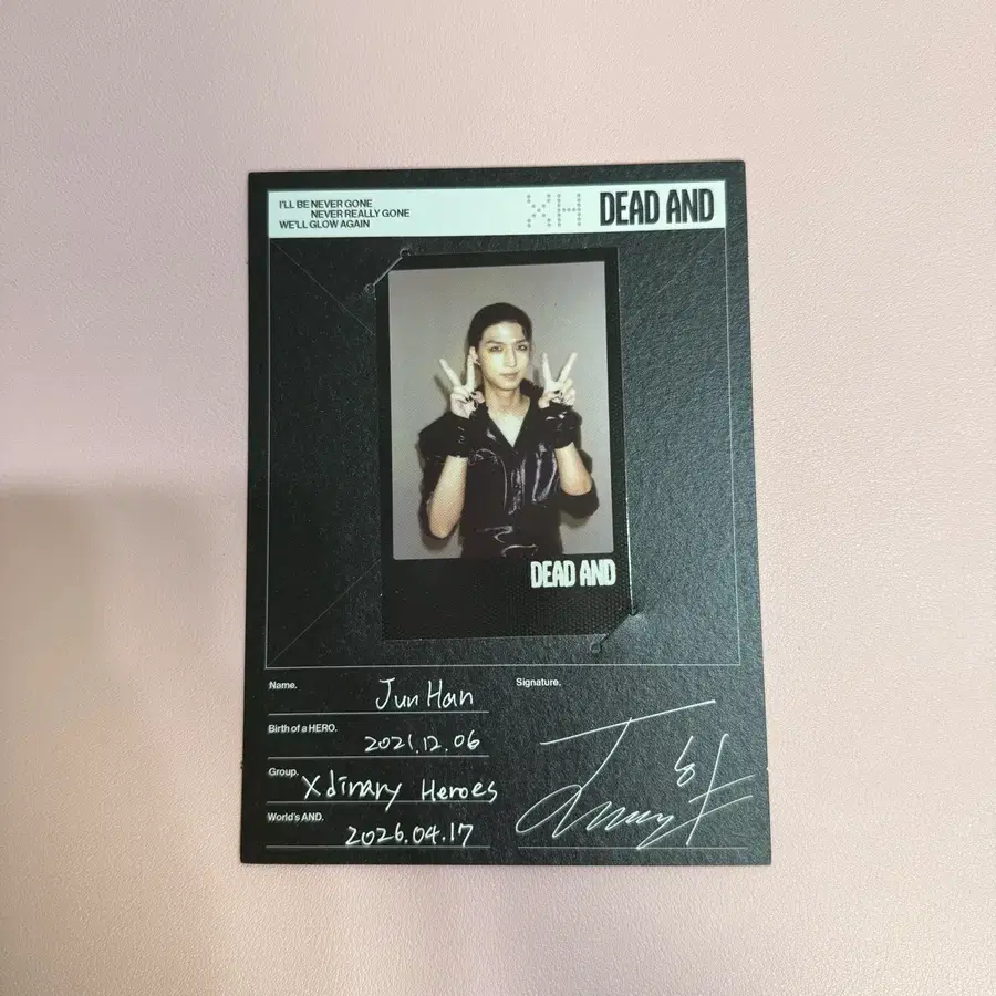 엑스디너리히어로즈 엑디즈 데드앤드 앨범 포카 폴라 폴라로이드 준한