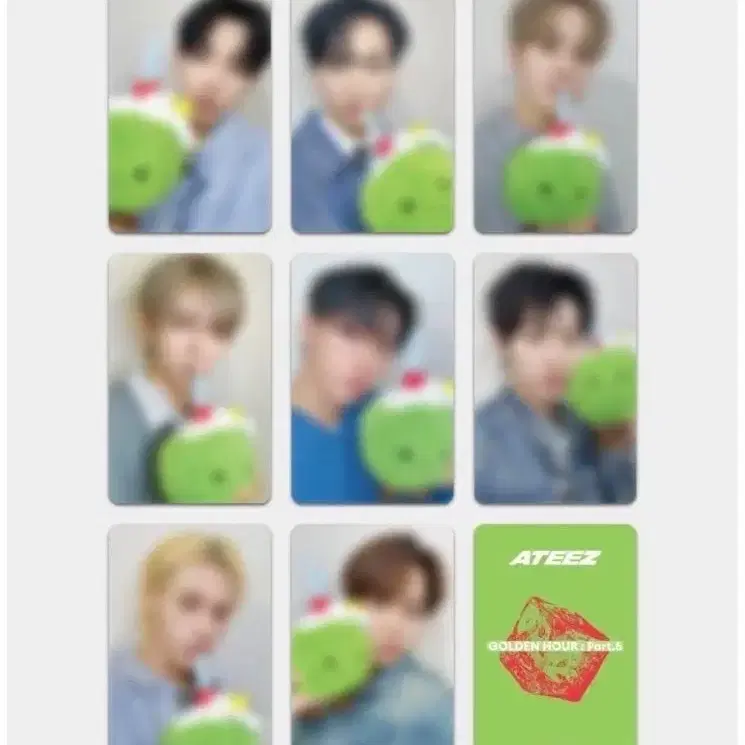 에이티즈 골아5 코코넛 티즈 분철