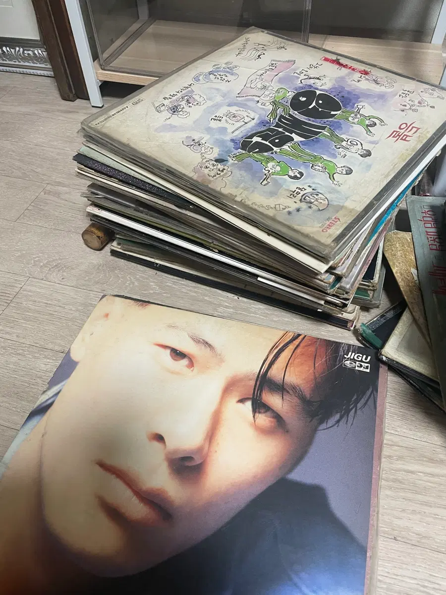 국산엘피 50장 40만처분