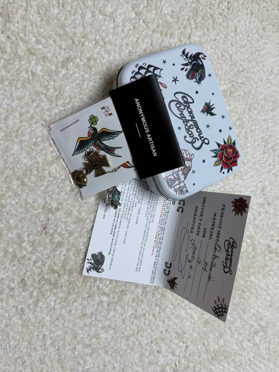 어나니머스 아티즌 Dagger Flower Inlay 반지