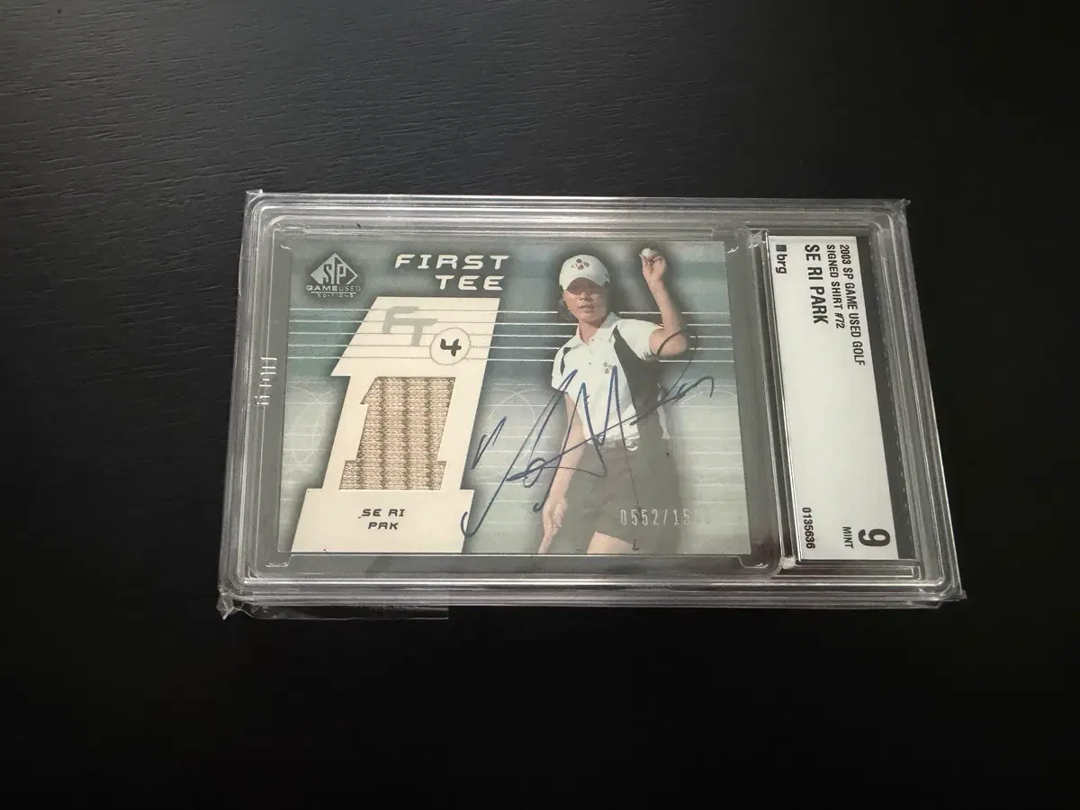 박세리 2003 SP GAME USED GOLF 친필 사인 골프 카드
