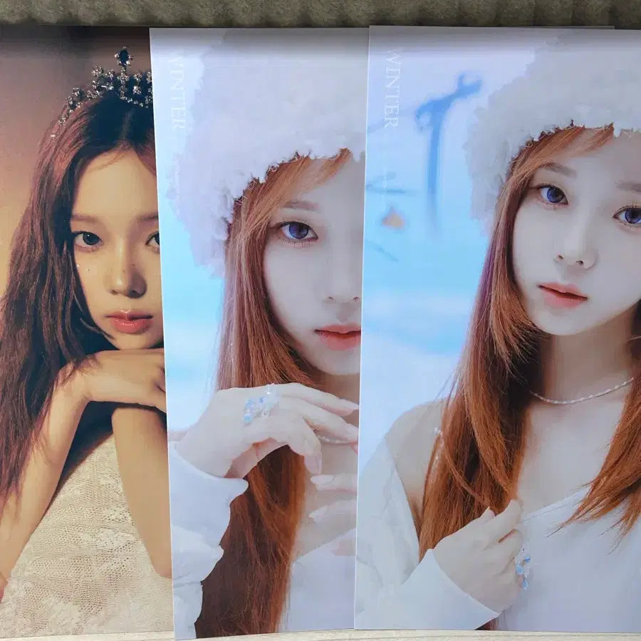 에스파 윈터 포스터 3장 일괄