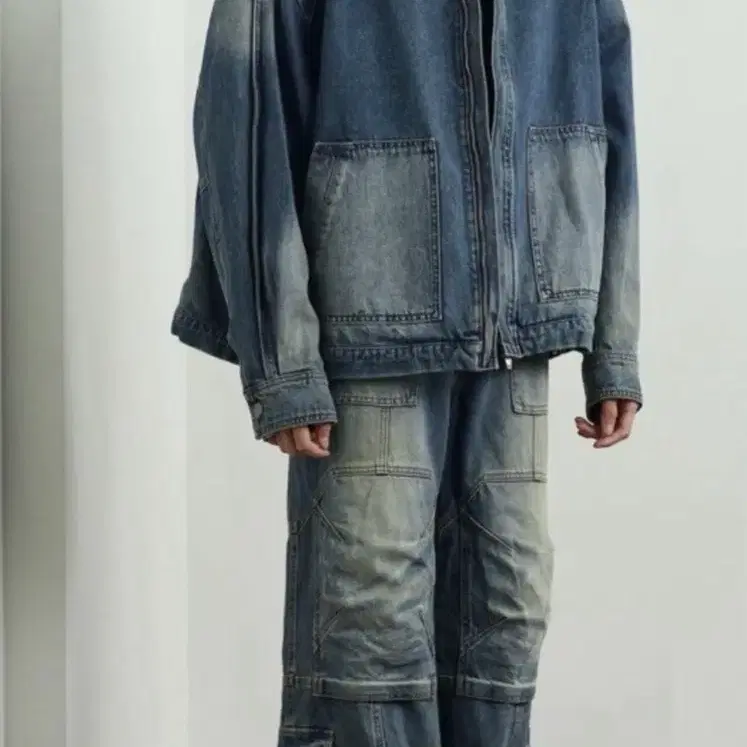 준지 24SS 블루 포켓 데님 자켓 48
